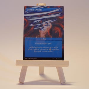 Drenagem de Mana, Carta Proxy MTG, Deck de Comandante ou FNM, Alteração de Arte Completa