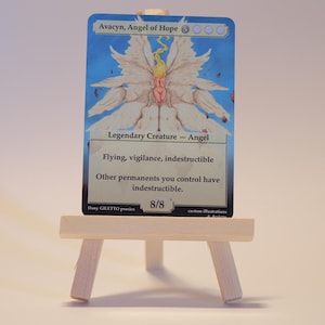 Ange de l'espoir Avacyn, carte proxy MTG, deck Commander ou FNM, retouche artistique complète