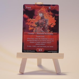 Fury, MTG Proxy Card, Commander deck ou FNM, Full Art Alter