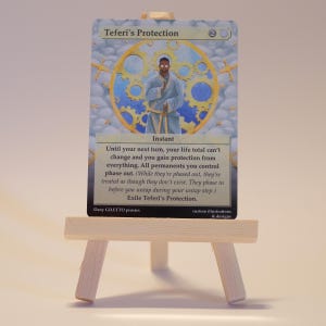 Teferi's Protection, MTG Proxy Card, Commander deck or FNM, Full Art Alter