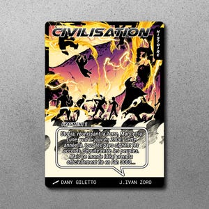 Civilisation 1, carte à collectionner Foil Utopia 3000