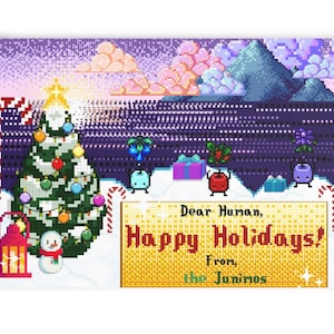 Junimos Weihnachtspostkarte