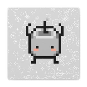 Gray Junimo Digital Painting on Matte Canvas