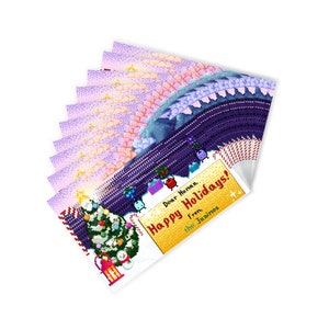 Paquete de 10 postales navideñas de Junimos