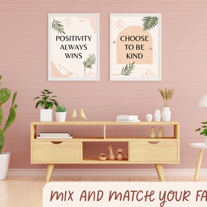 Kleurrijke Boho Classroom Posters (Set van 8) - Inspirerende afdrukbare downloads voor elementair decor | Mooie en unieke ontwerpen
