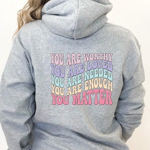 You matter, mental health affirmations, daily affirmations, i am affirmations, positive affirmations shirt, uplifting gift