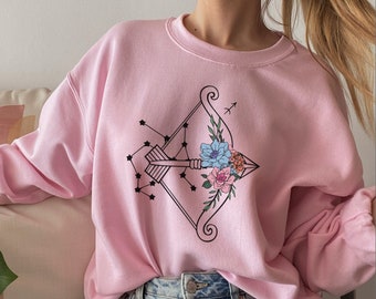 Sagittarius sweatshirt, Sagittarius gift, women's pullover, women's sweatshirt, winter sweatshirt, zodiac sign, Sagittarius women