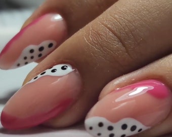 presson nails  / nails / red nails / nail art