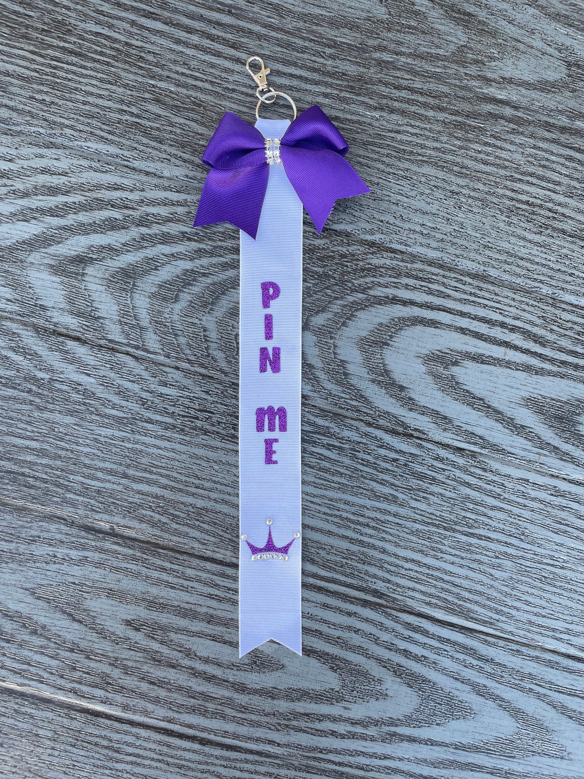 Pin Me Ribbon Cheerleading Ribbon Rhinestone Ribbon Pin Me Etsy
