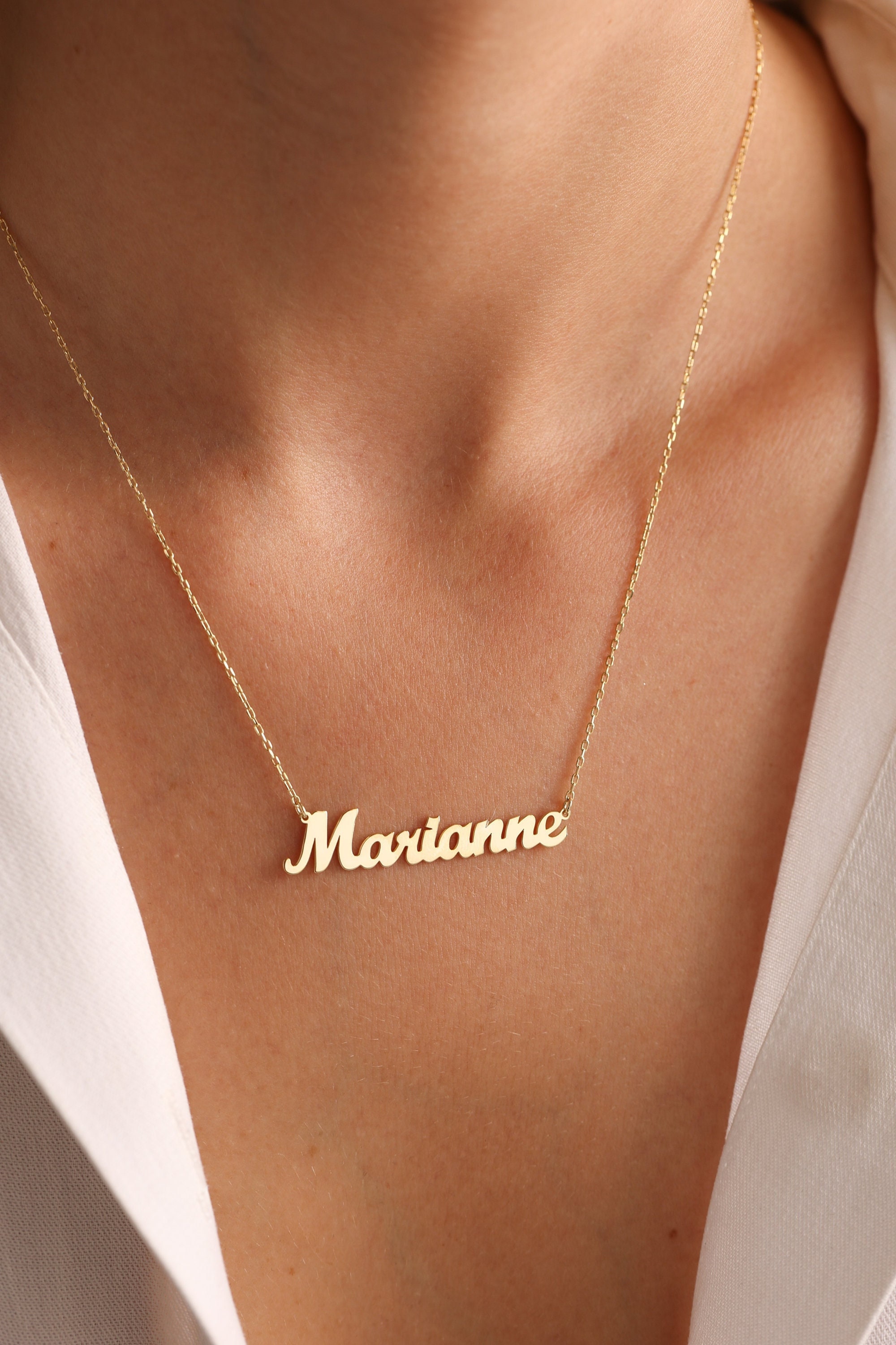 Nameplate Necklace -  Canada