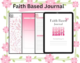Digital Prayer Journal, Christian Journal, Faith Based Journal