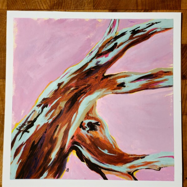 Gum Tree | Print | Original | Watercolor and Gouache | Botanical
