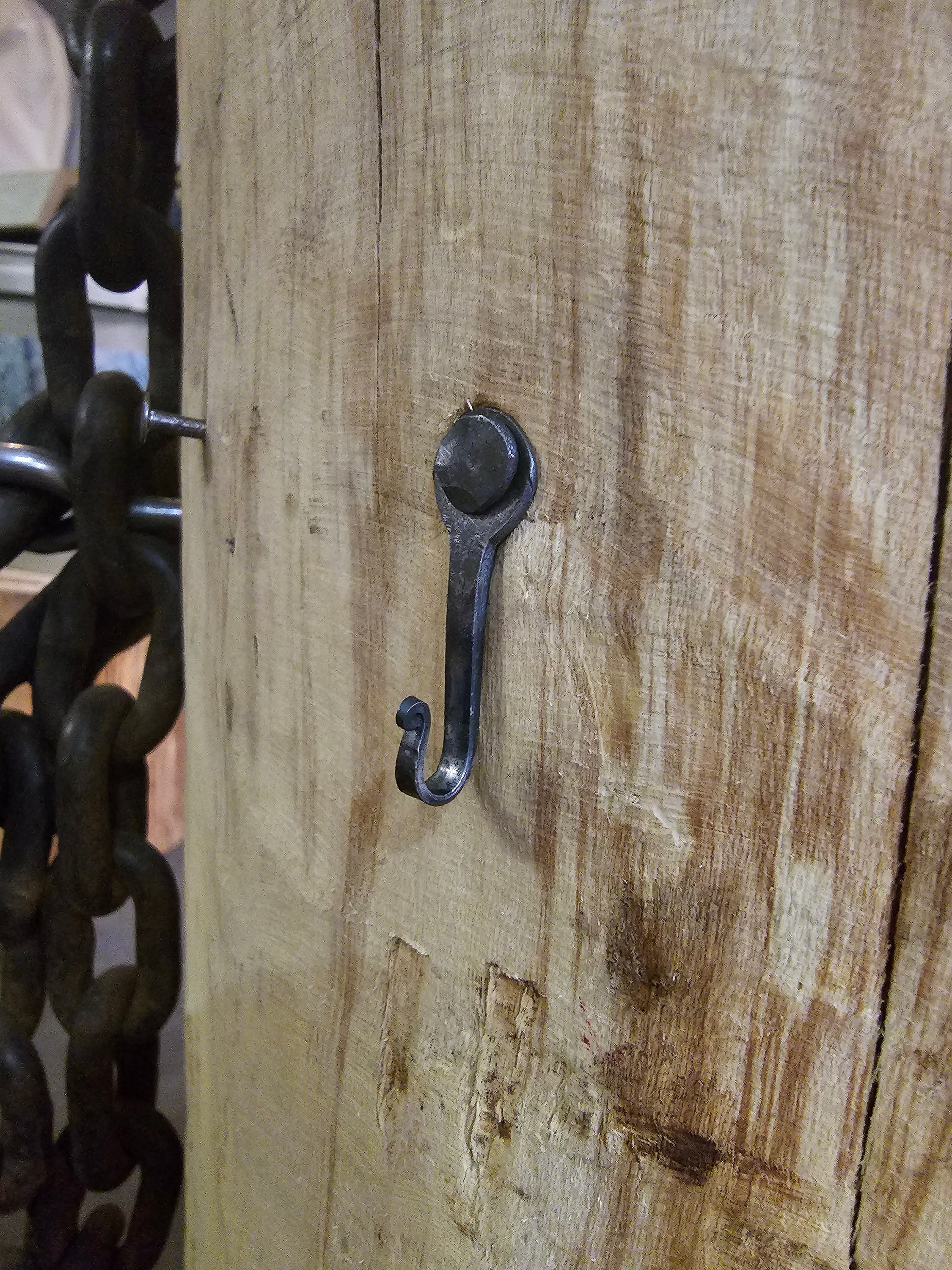 Blacksmith Hand Horseshoe Nail Hook Picture Hook Etsy