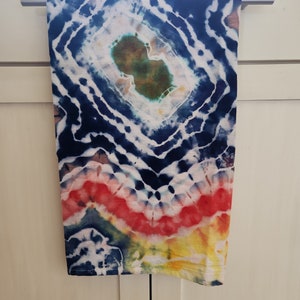 Tie Dyed Kitchen Flour Sack Towel