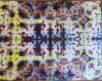 Tie dyed wall Tapestry, 60" x 36"