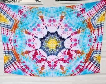 Tie Dyed Rayon Tapestry,  44" x 66"