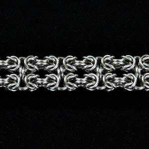 Double Byzantine Chainmaille Bracelet