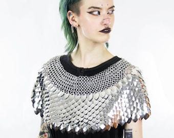 Scale Maille Capelet Armor