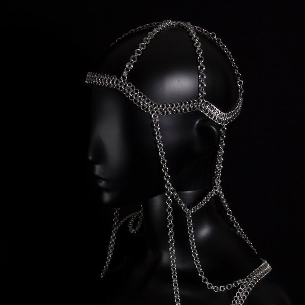 Chainmaille headdress