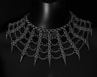 Spiderweb Choker Necklace