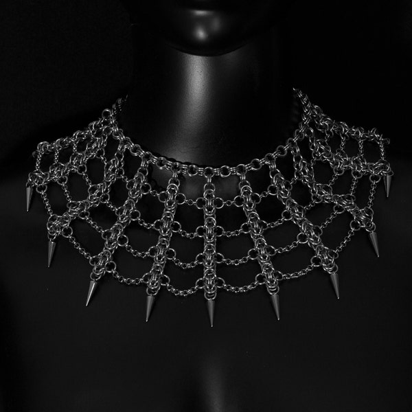 Spiderweb Choker Necklace