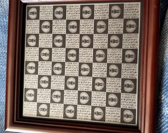 Juego de ajedrez faraónico de metal