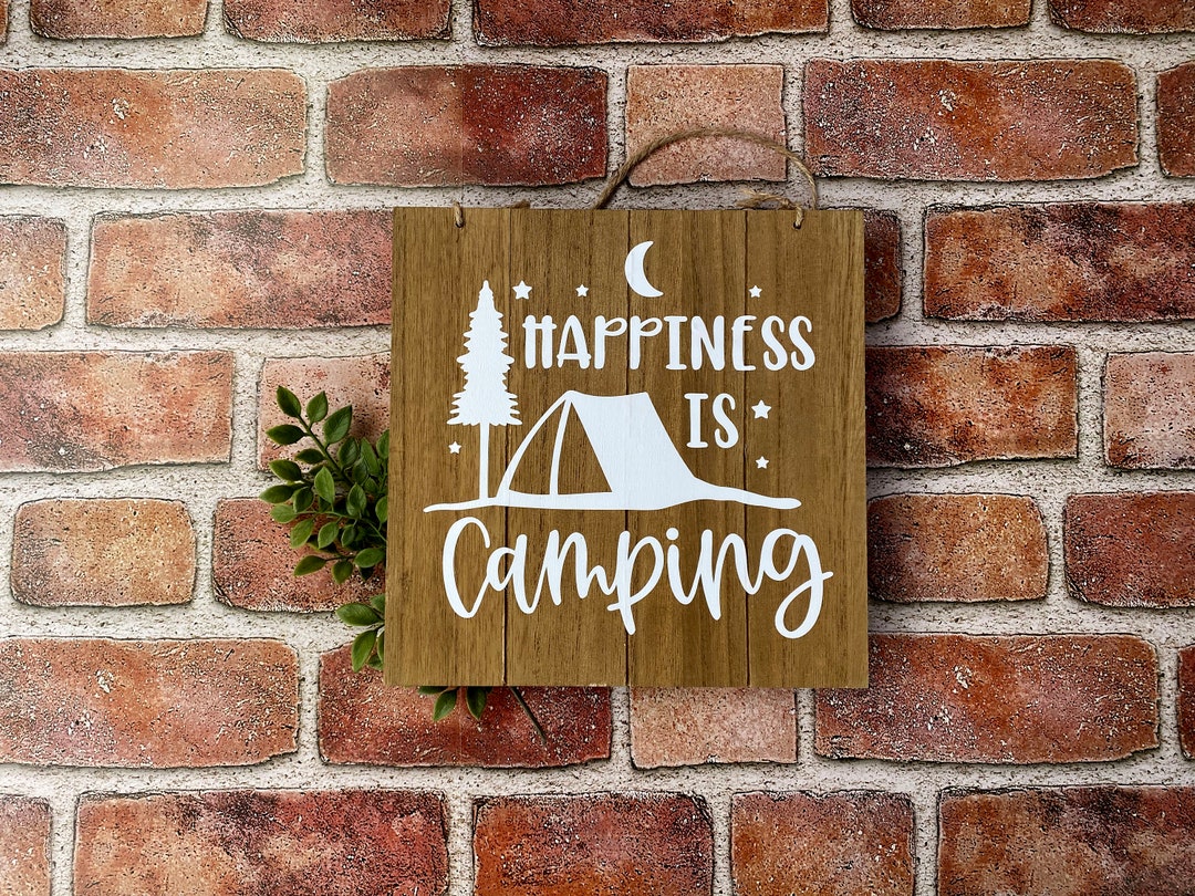 Camping Sign Etsy