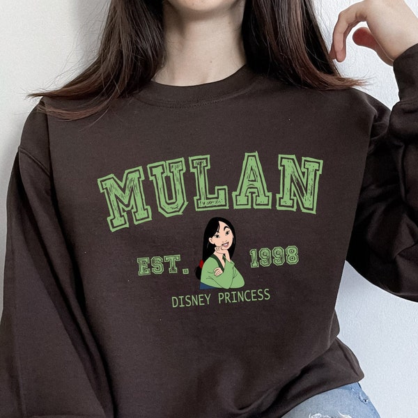 Disney Mulan Sweater, Disney Princess Mulan Sweatshirt, Disney Sweater For Women, Disney Character Sweatshirt, Disney World Hoodie