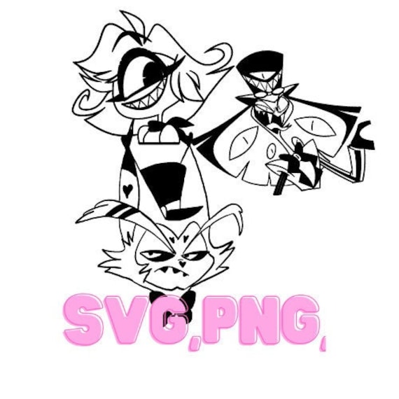 Hazbin Hotel SVG 2 - Etsy