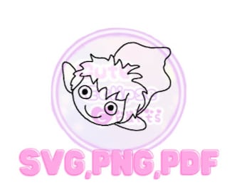 Ponyo SVG