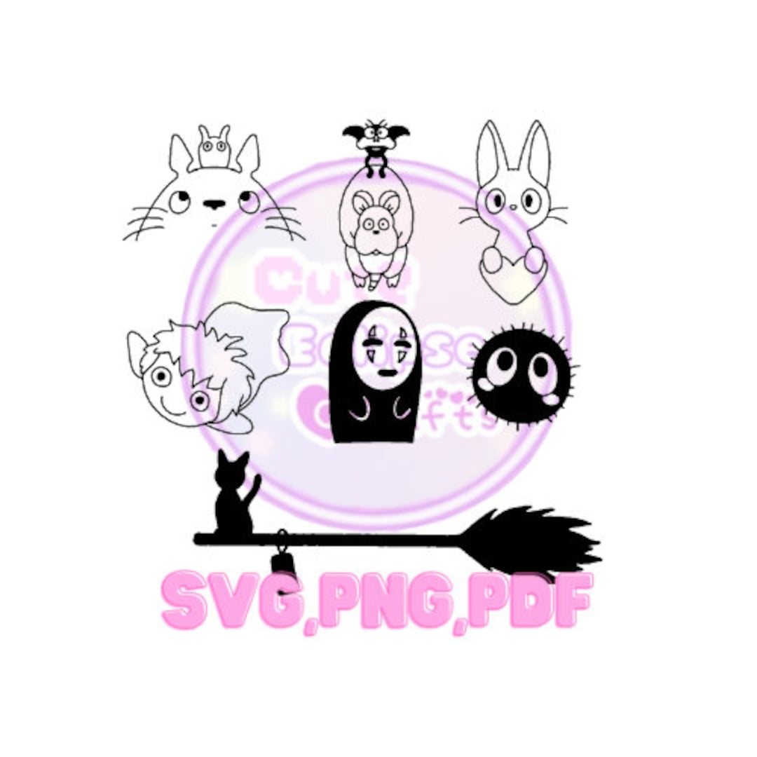 Anime Bundle Svg - Etsy