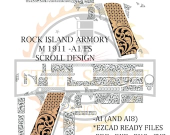 Rock island M1911-A1 FS Scroll design