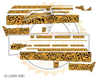AK-47 Scroll design firearm