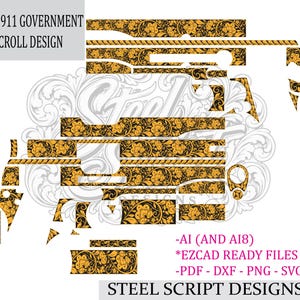 Modèle à volutes du Colt 1911 Government