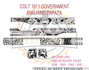Colt 1911 Government Emiliano Zapata Design