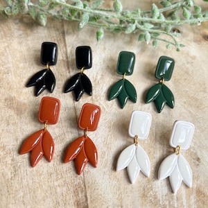 Jeden Tag Ton Ohrringe, handgemachte Ton Ohrringe, Polymer Ton Ohrringe, Statement Schmuck, Geschenke für Sie