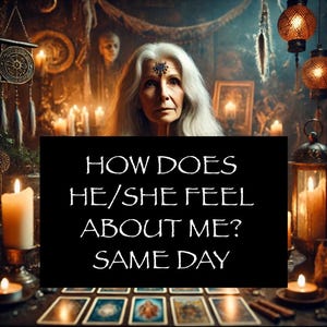 Lectura de tarot el mismo día / ¿Qué siente él/ella por mí? / Lectura psíquica precisa sobre el amor y las relaciones / Respuestas rápidas y claridad hoy