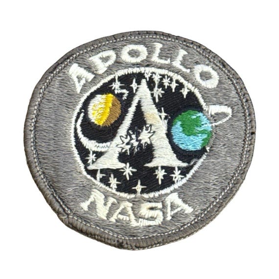 Apollo Nasa Space Program Lunar Program Vintage T… - image 1