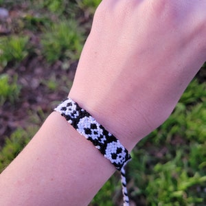 Skull Friendship Bracelet, Skull Knotted Friendship Bracelet