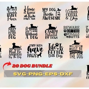 Dog Bundle svg Dog Love svg Hund Geschenk svg Süßer Hund svg Geschenk für Sie svg Geschenk für Ihn svg Bester Freund svg