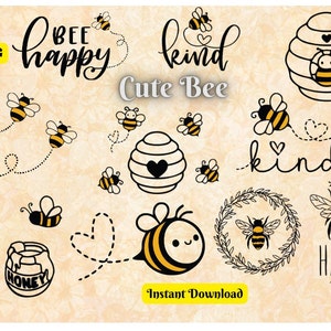 Cute Bee Clipart PNG