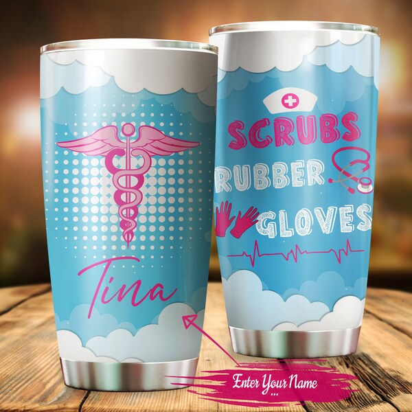 Nurse Yeti Tumbler Etsy