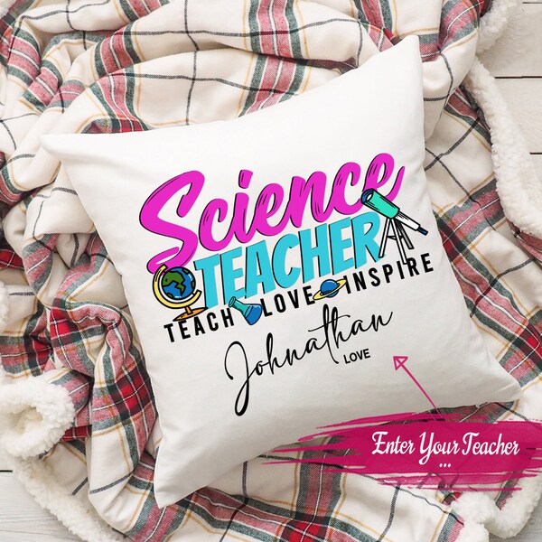 Science Pillow Etsy
