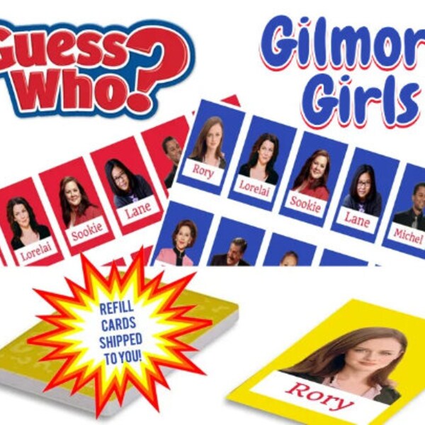 Gilmore Girls Guess Who Game REFILL CARDS