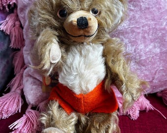 Vintage Merrythought Teddy Bear Rare Merry Sort Cheeky 100% Mohair