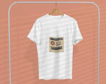 Retro Computer Error Message T-Shirt, Art Not Loaded Tech Humor Tee