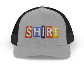 Snapback Trucker Cap, Casual Outdoor Hat, Cotton Polyester Blend, Adjustable Fit