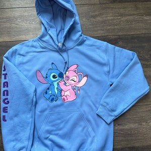 Stitch and angel hoodie