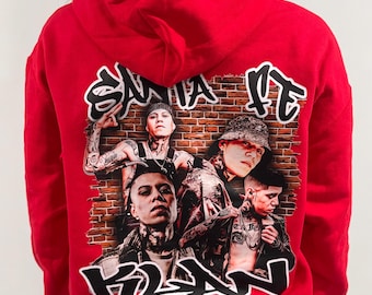 Santa Fe Klan red hoodie