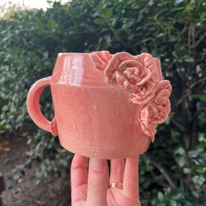 Pastel Pink Rose Mug